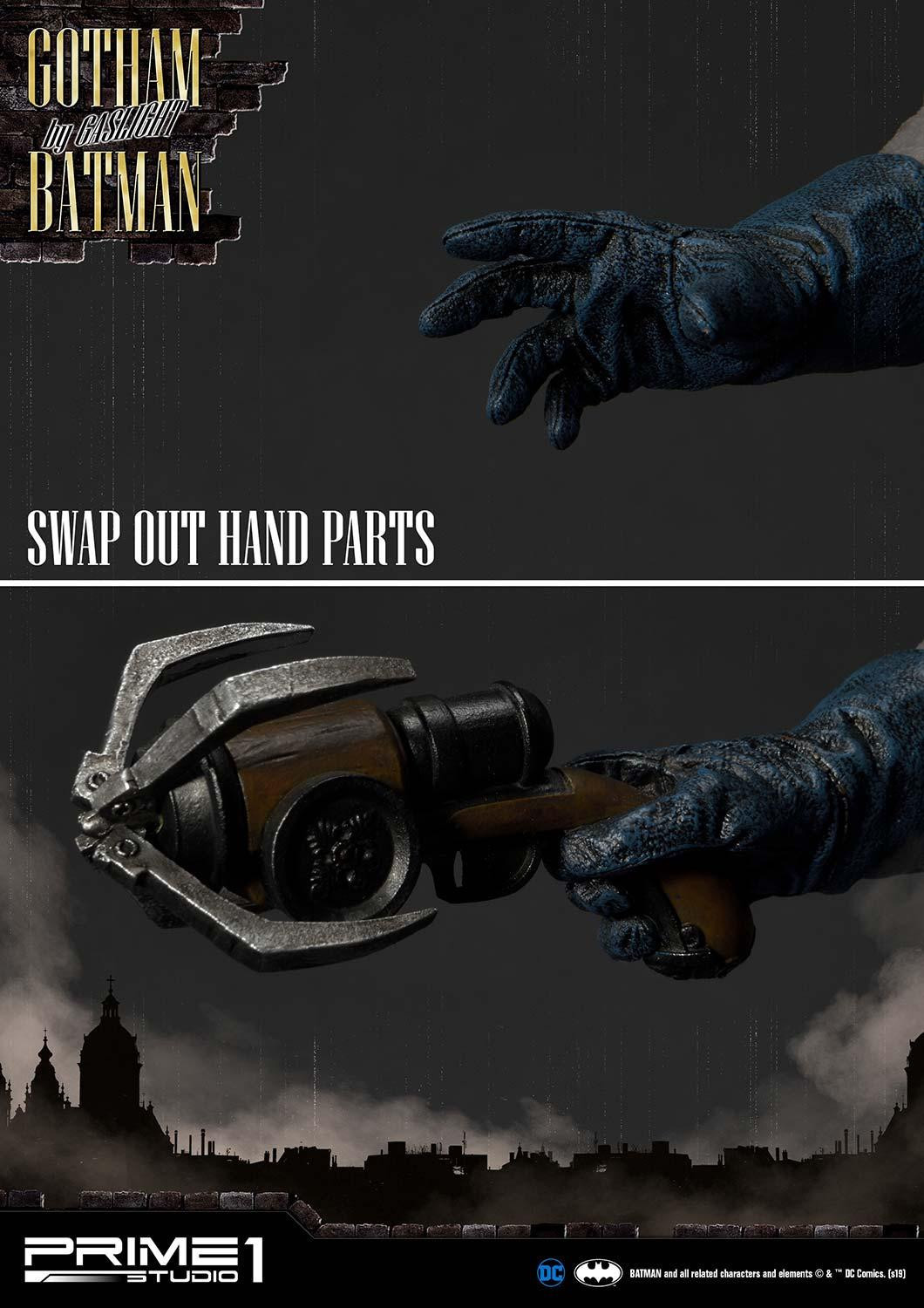 Batman: Arkham Origins - Batman - Concept Masterline  (CMDC-03EX) - 1/5 - Gotham by Gaslight, Blue Ver., EX Version (Prime 1 Studio) photo 13