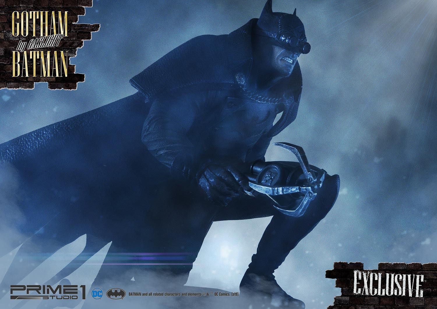 Batman: Arkham Origins - Batman - Concept Masterline  (CMDC-03EX) - 1/5 - Gotham by Gaslight, Blue Ver., EX Version (Prime 1 Studio) photo 15