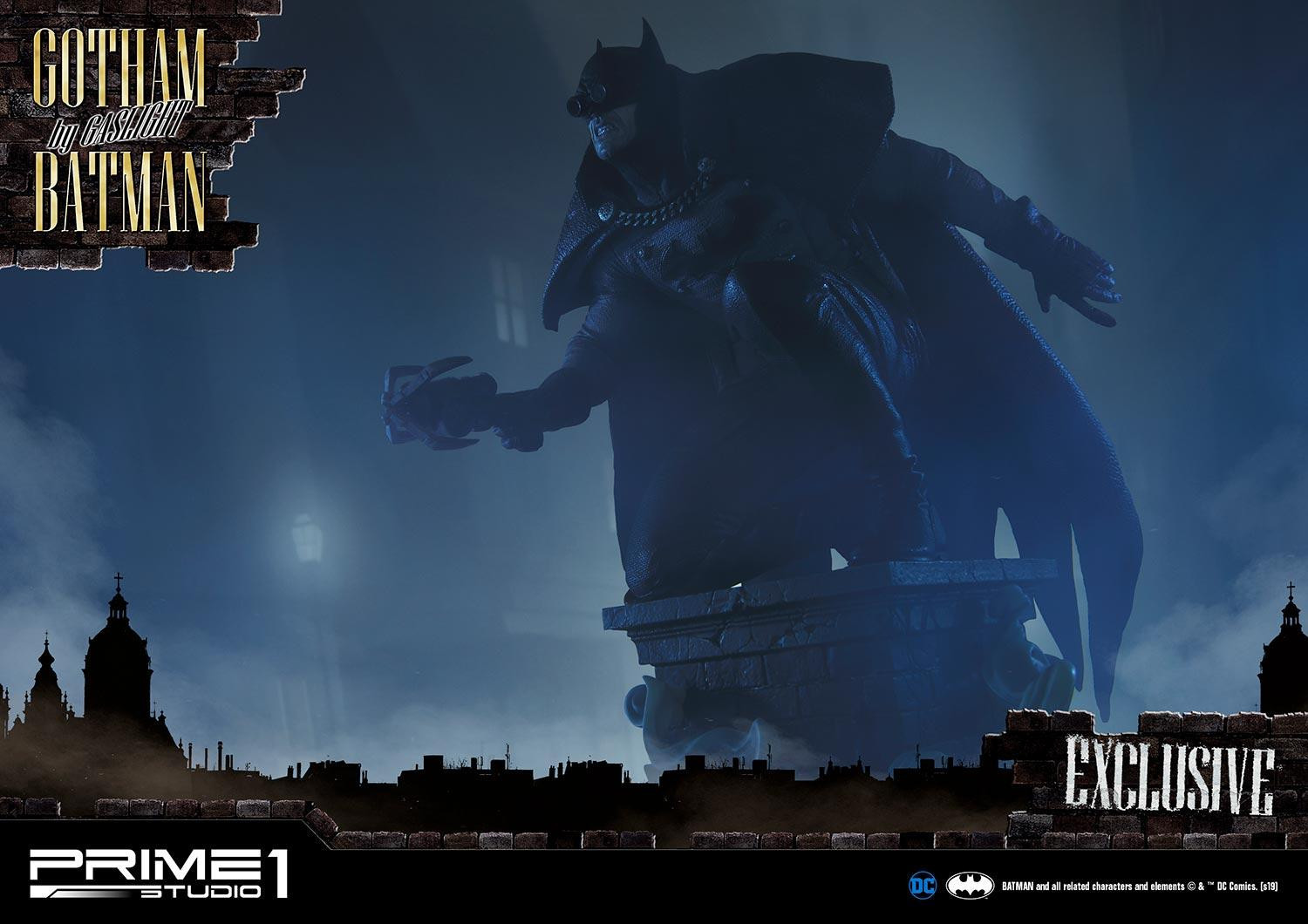 Batman: Arkham Origins - Batman - Concept Masterline  (CMDC-03EX) - 1/5 - Gotham by Gaslight, Blue Ver., EX Version (Prime 1 Studio) photo 18