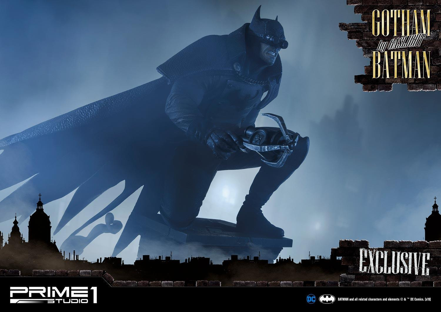 Batman: Arkham Origins - Batman - Concept Masterline  (CMDC-03EX) - 1/5 - Gotham by Gaslight, Blue Ver., EX Version (Prime 1 Studio) photo 19