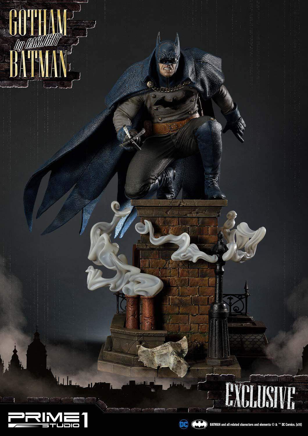 Batman: Arkham Origins - Batman - Concept Masterline  (CMDC-03EX) - 1/5 - Gotham by Gaslight, Blue Ver., EX Version (Prime 1 Studio) photo 23