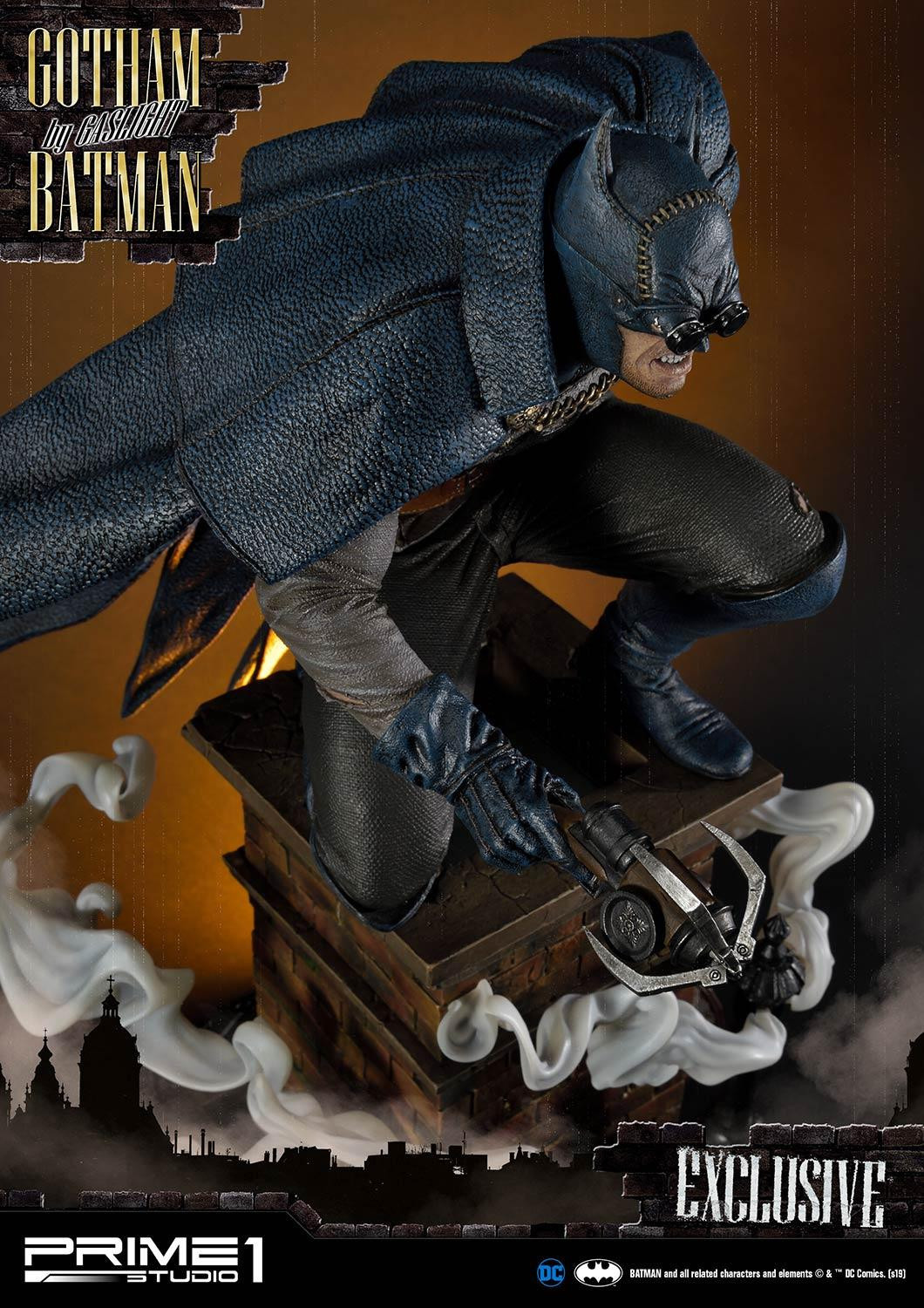Batman: Arkham Origins - Batman - Concept Masterline  (CMDC-03EX) - 1/5 - Gotham by Gaslight, Blue Ver., EX Version (Prime 1 Studio) photo 27