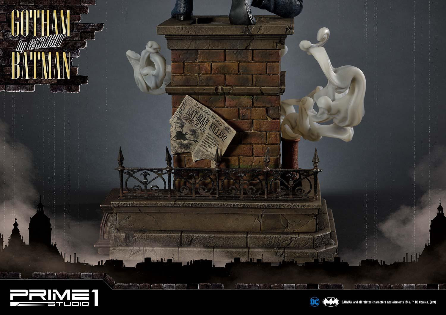 Batman: Arkham Origins - Batman - Concept Masterline  (CMDC-03EX) - 1/5 - Gotham by Gaslight, Blue Ver., EX Version (Prime 1 Studio) photo 48