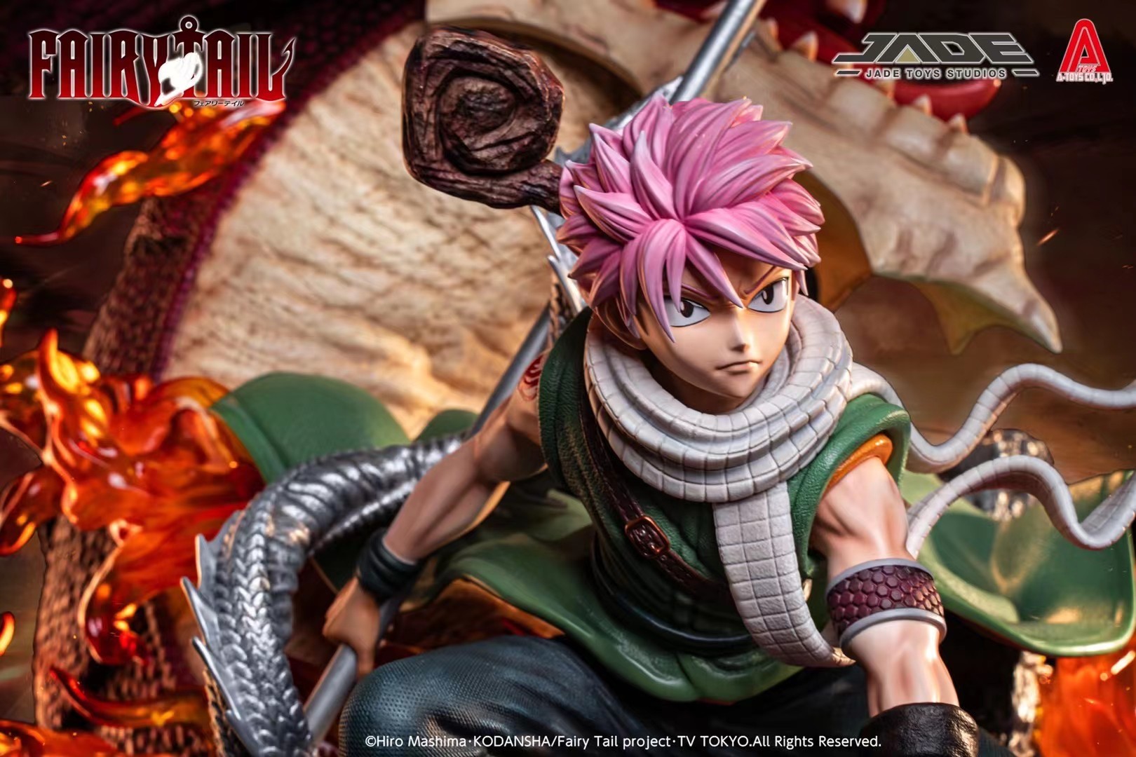 Fairy Tail - Happy - Igneel - Natsu Dragneel - 1/8 - Middle Size (A-Toys, JADE Toys Studio) photo 2