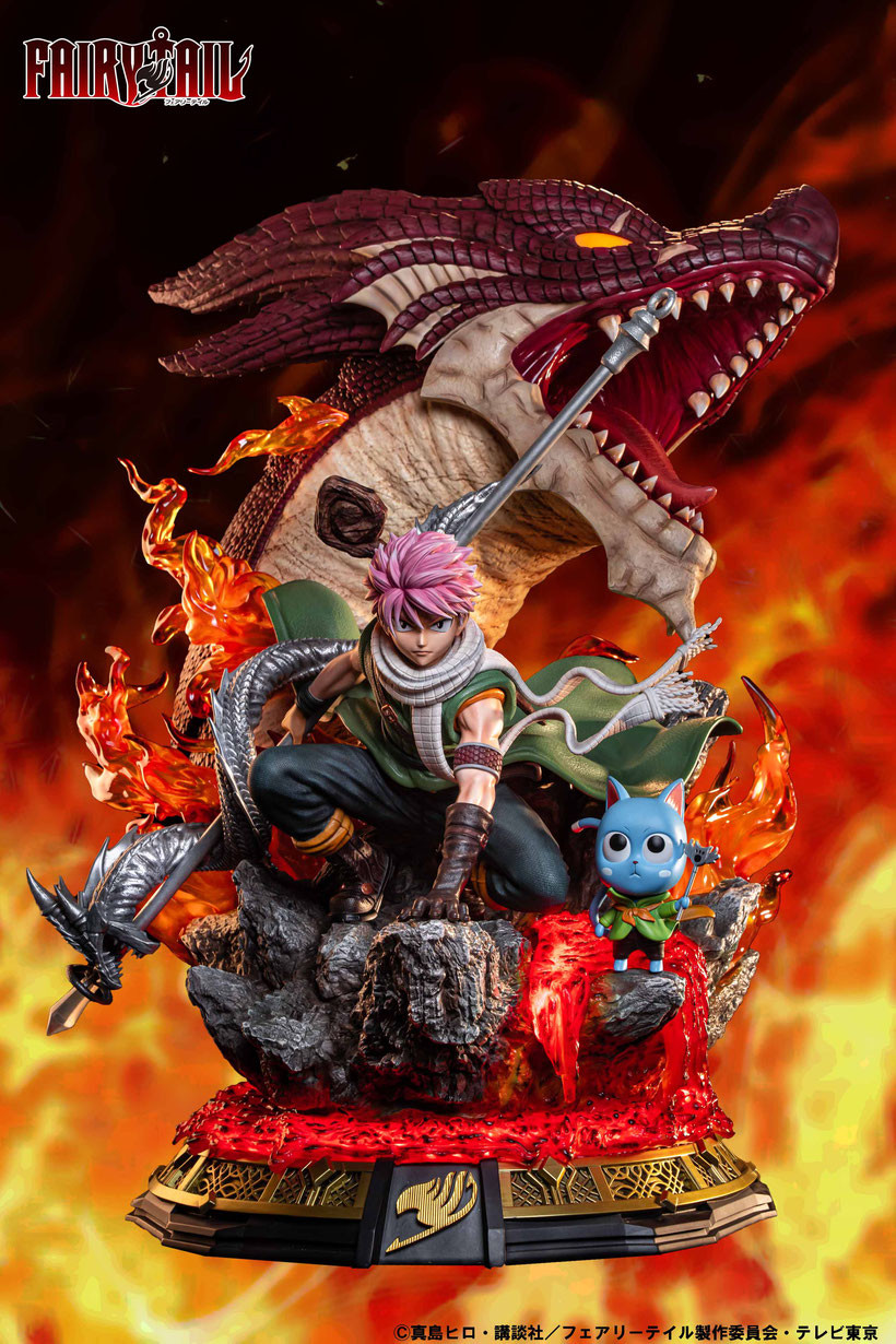 Fairy Tail - Happy - Igneel - Natsu Dragneel - 1/8 - Middle Size (A-Toys, JADE Toys Studio) photo 3