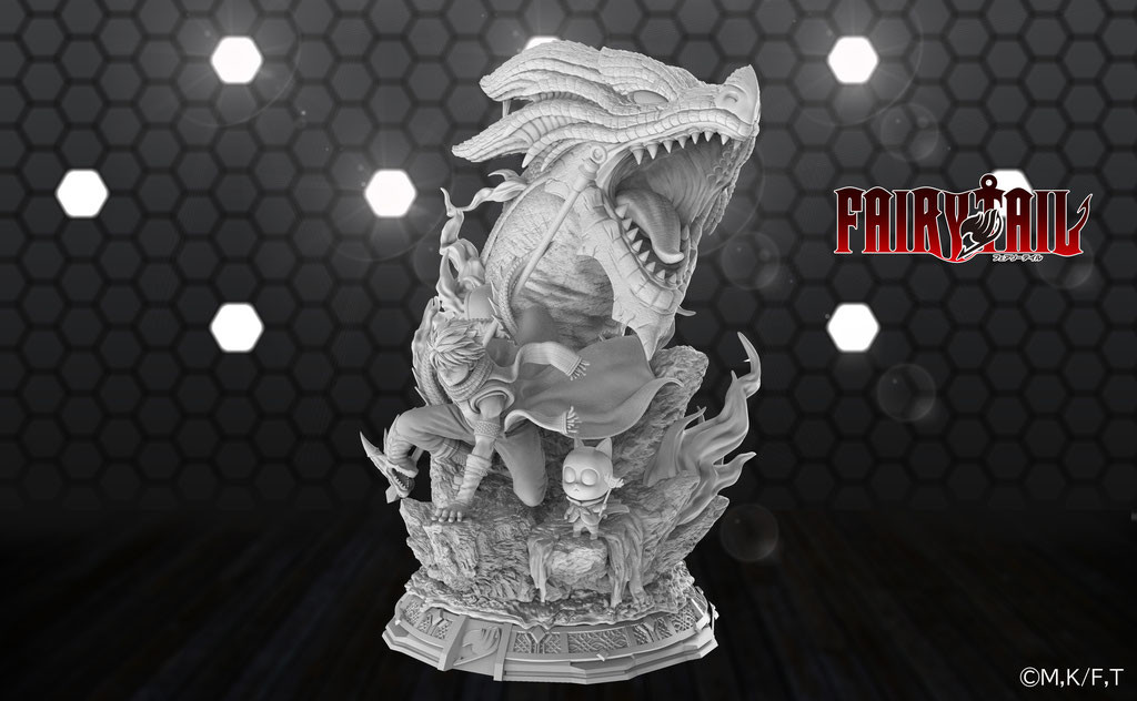Fairy Tail - Happy - Igneel - Natsu Dragneel - 1/8 - Middle Size (A-Toys, JADE Toys Studio) photo 14