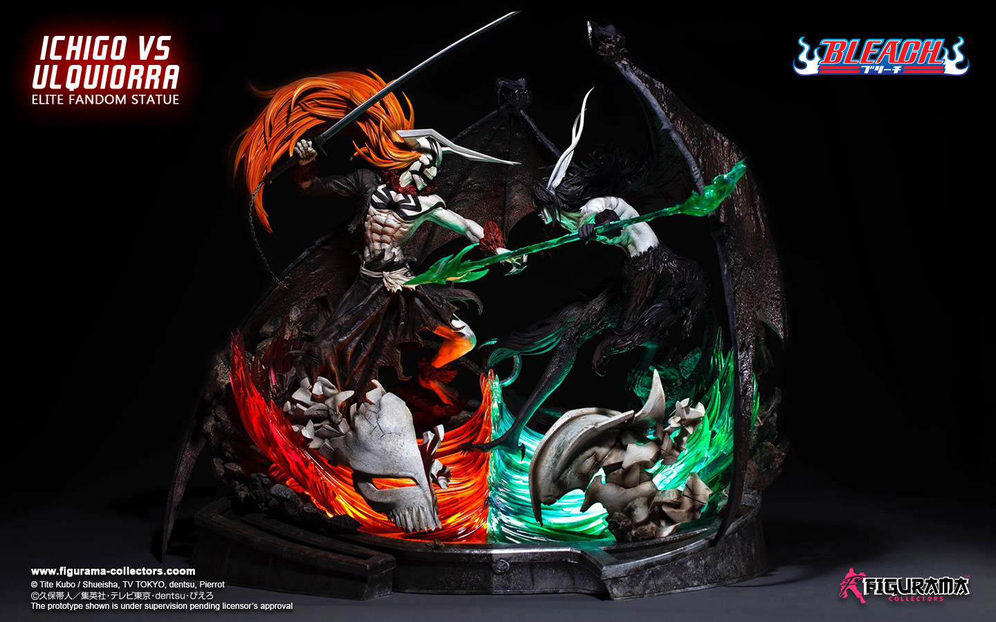 Bleach - Kurosaki Ichigo - Ulquiorra Cifer - Diorama - Elite Fandom Statue - 1/6 (Figurama Collectors) photo 8