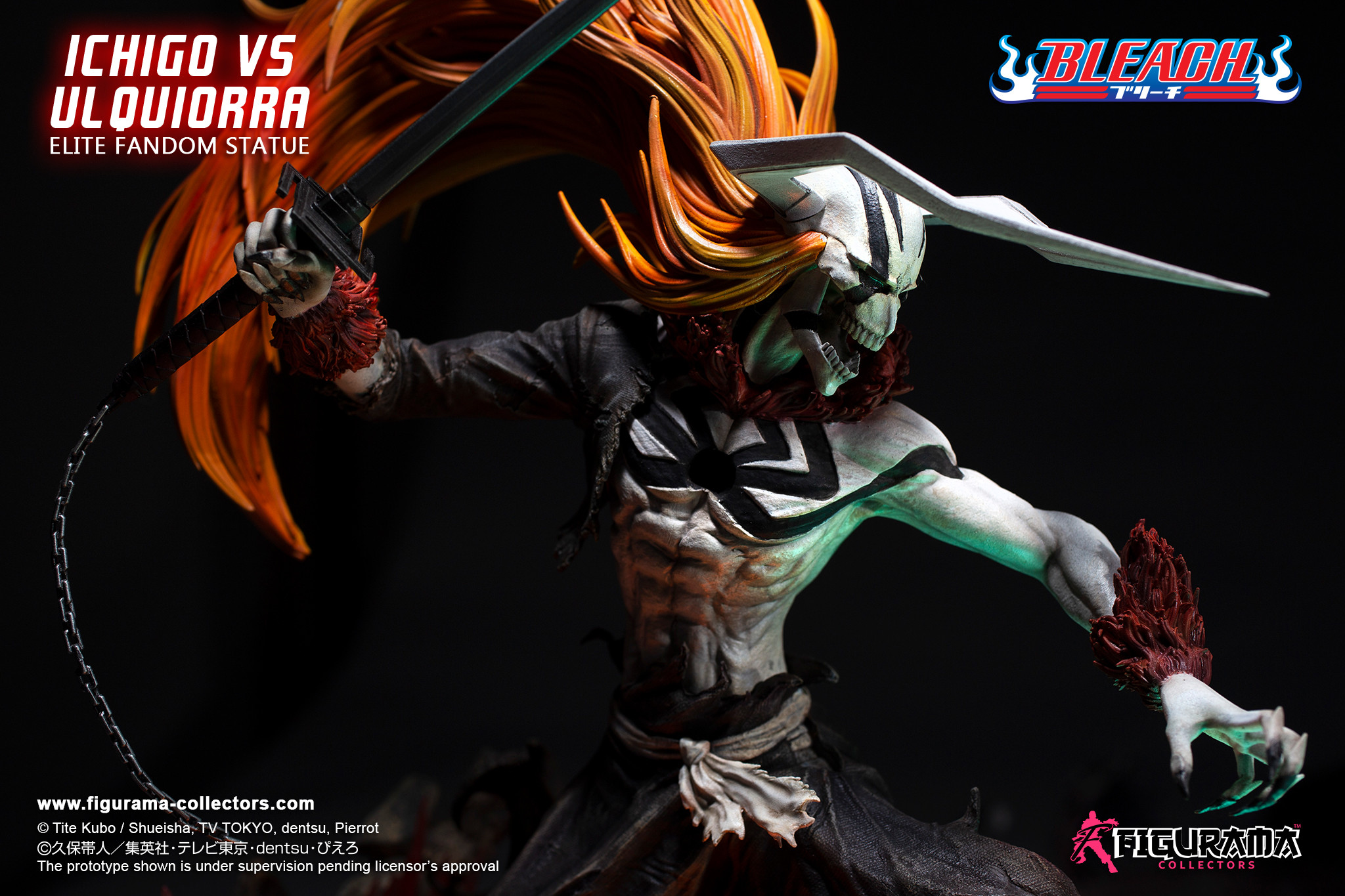 Bleach - Kurosaki Ichigo - Ulquiorra Cifer - Diorama - Elite Fandom Statue - 1/6 (Figurama Collectors) photo 11