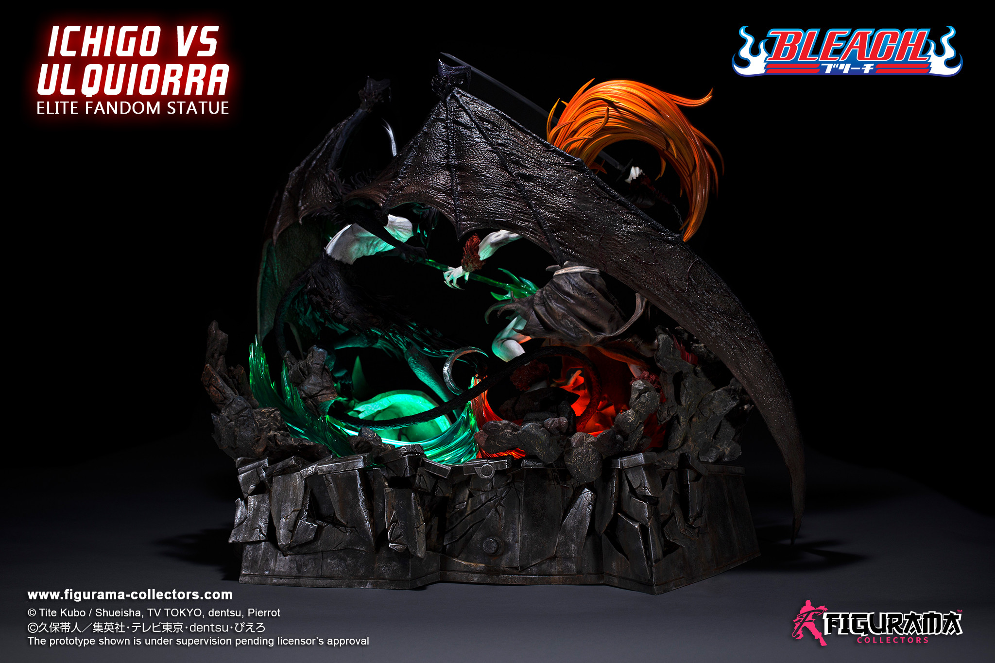Bleach - Kurosaki Ichigo - Ulquiorra Cifer - Diorama - Elite Fandom Statue - 1/6 (Figurama Collectors) photo 13