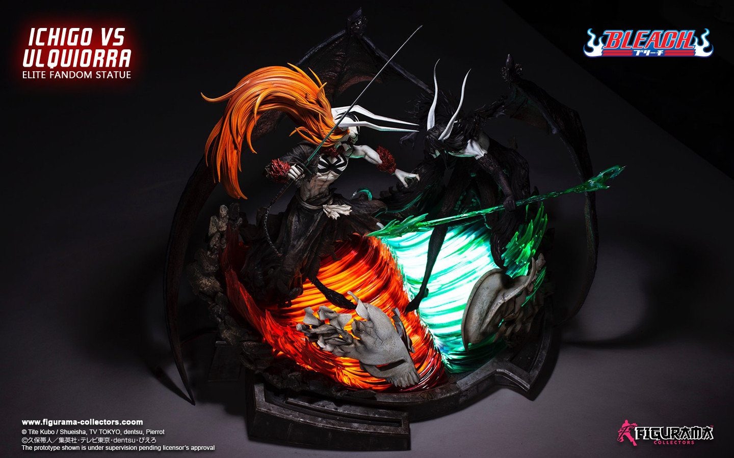 Bleach - Kurosaki Ichigo - Ulquiorra Cifer - Diorama - Elite Fandom Statue - 1/6 (Figurama Collectors) photo 14