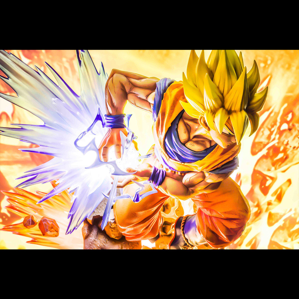 Dragon Ball Z - Son Goku SSJ - Mega Premium Masterline  (MPMDBZ-01) - 1/4 (MegaHouse, Prime 1 Studio) photo 5