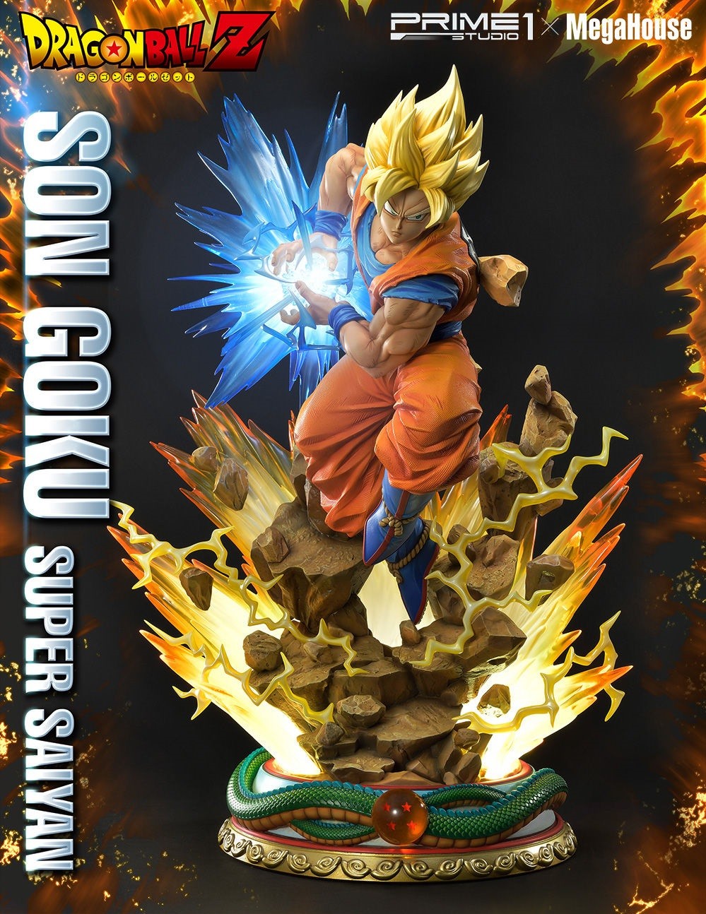 Dragon Ball Z - Son Goku SSJ - Mega Premium Masterline  (MPMDBZ-01) - 1/4 (MegaHouse, Prime 1 Studio) photo 22