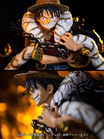 One Piece - Monkey D. Luffy - One Piece Log Collection Statue - 1/4 (Plex, Unique Art Studio) photo 3