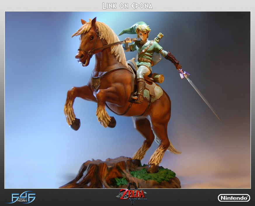 Zelda no Densetsu: Twilight Princess - Epona - Link - Master Arts (First 4 Figures) photo 2
