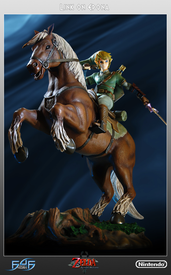 Zelda no Densetsu: Twilight Princess - Epona - Link - Master Arts (First 4 Figures) photo 4