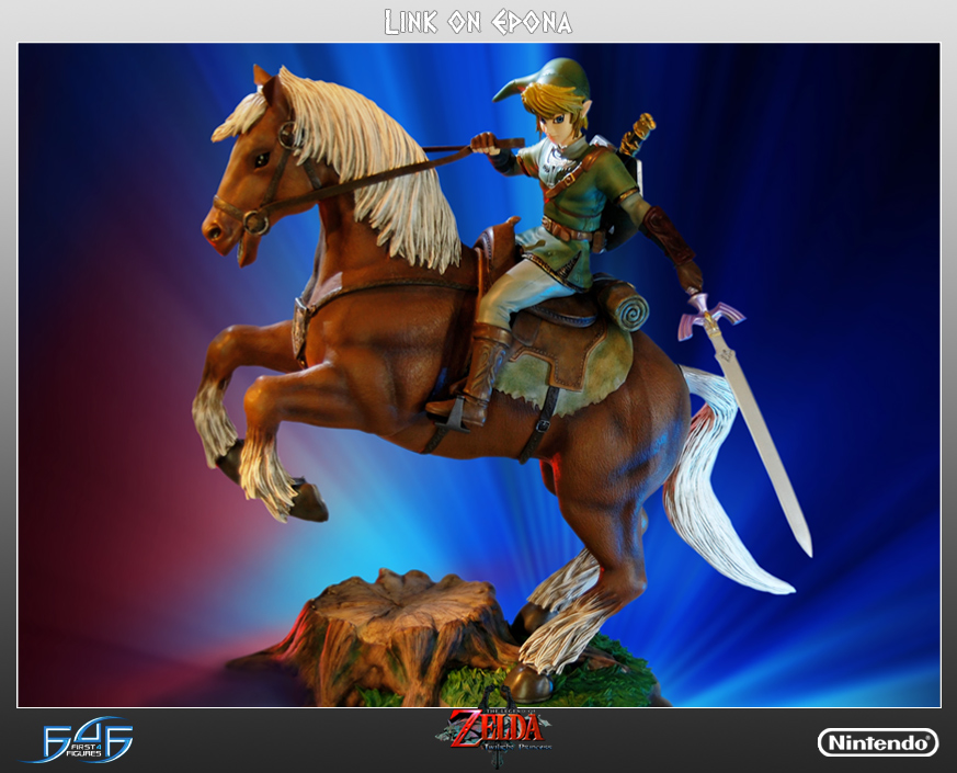 Zelda no Densetsu: Twilight Princess - Epona - Link - Master Arts (First 4 Figures) photo 7